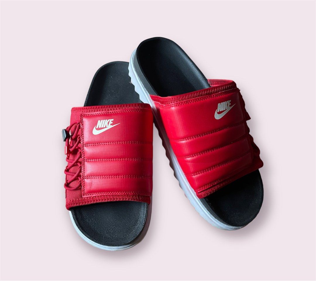 Nike red flip flops new arrivals