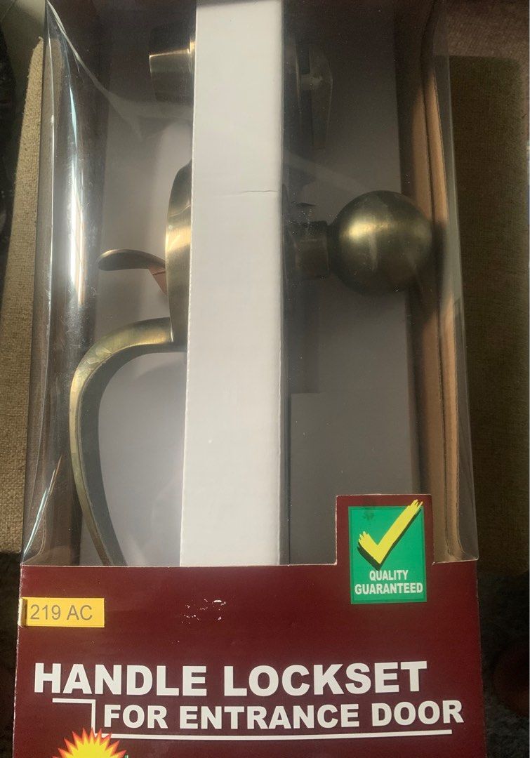 NIKI HDB Entrance Door Lockset, Furniture & Home Living, Security