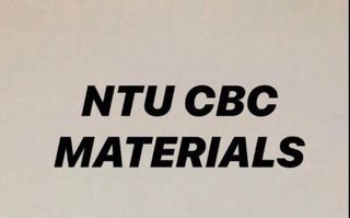 NTU Chemistry and Biological Chemistry Materials