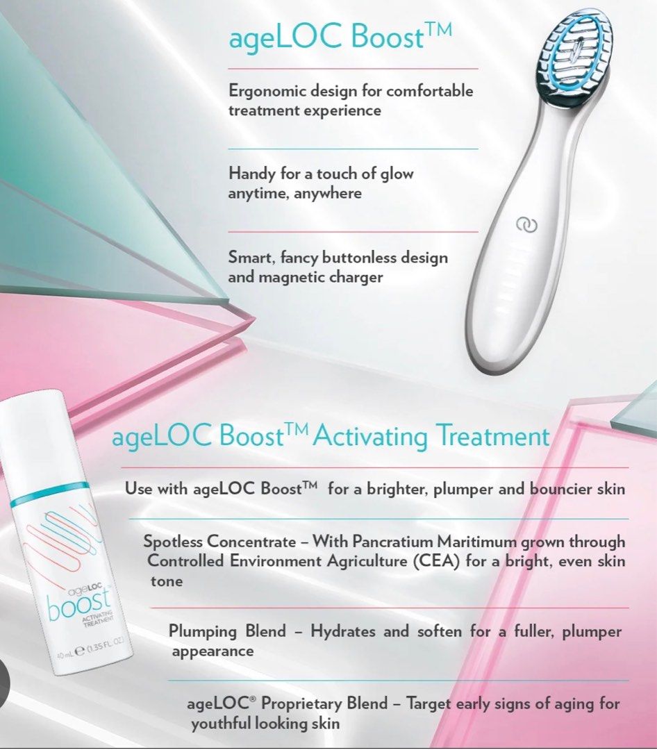 Nu Skin NuSkin ageLOC Boost Core Kit, Beauty & Personal Care, Face