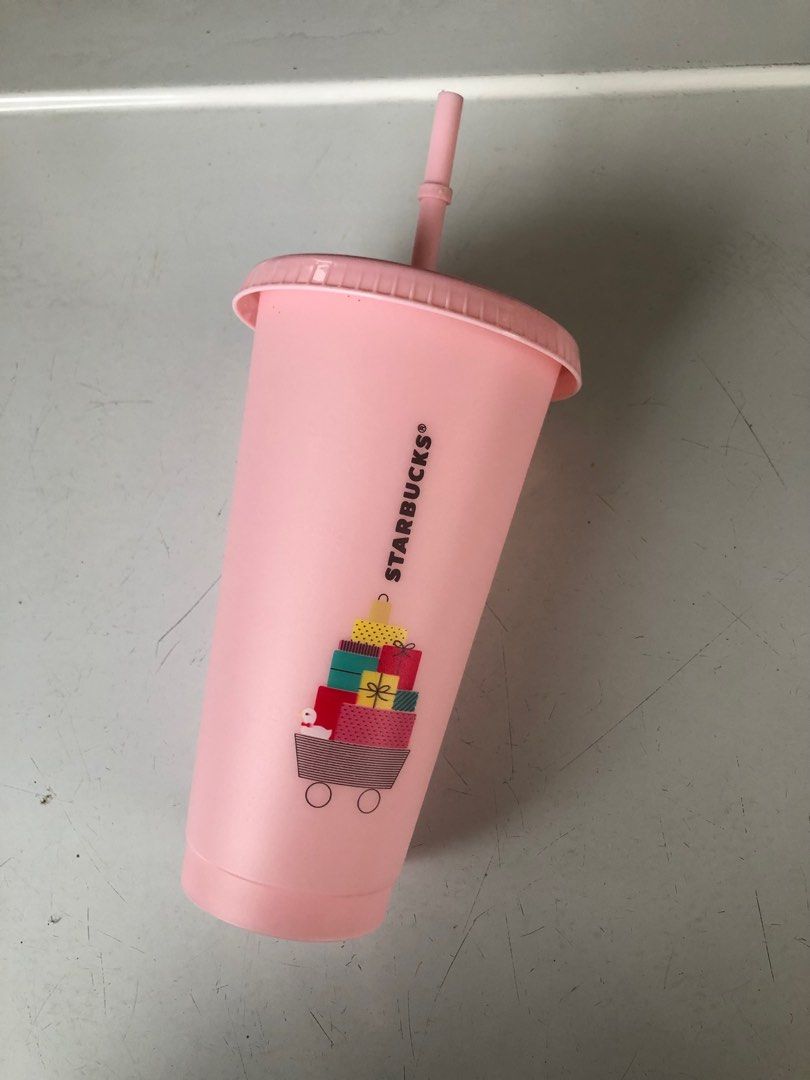 Original Starbucks Tumbler with Straw, Furniture & Home Living