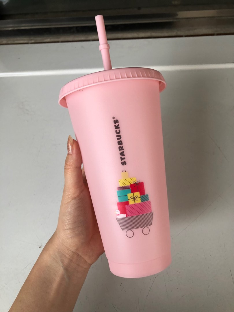 Original Starbucks Tumbler with Straw, Furniture & Home Living