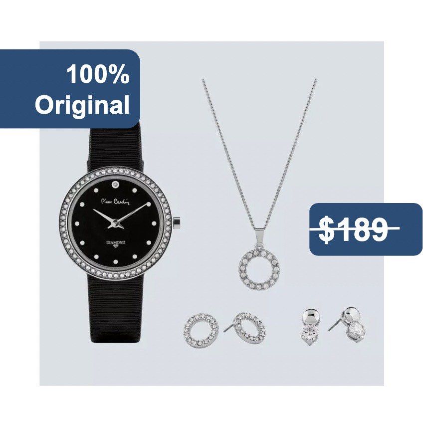 Pierre cardin diamond cheap collection set