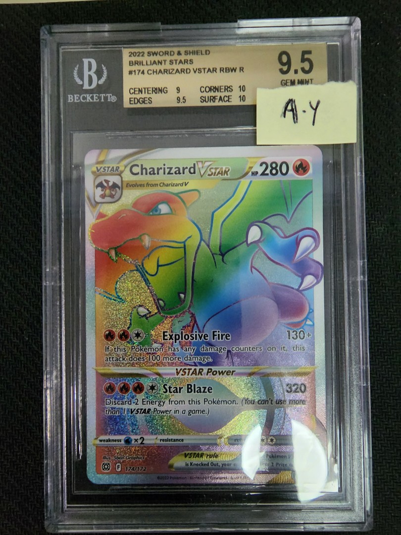 WTS - Pokemon TCG Charizard VSTAR (Rainbow Rare) #174/172 (2022 
