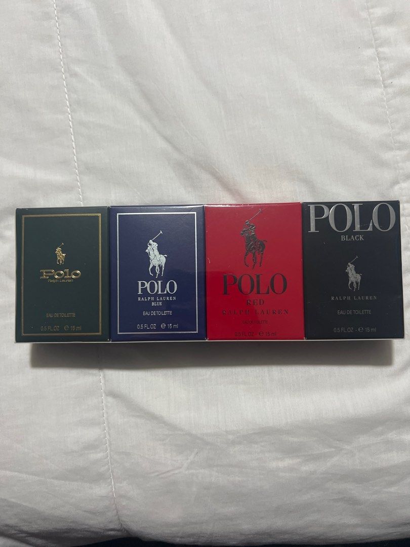 Polo Ralph Lauren 4Pcs Miniature Set for Men (4x 15ml), Beauty & Personal  Care, Fragrance & Deodorants on Carousell