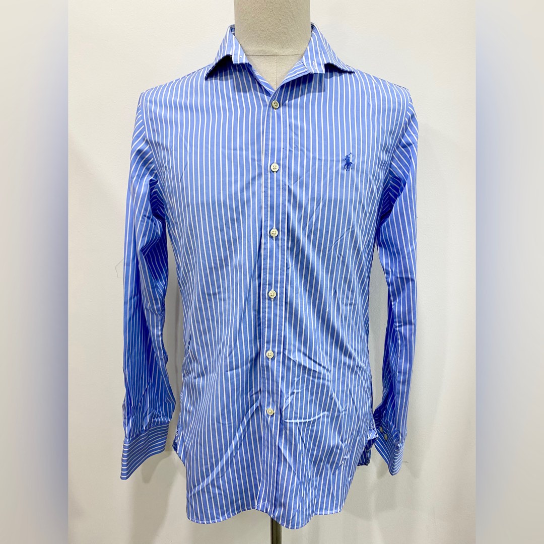 Ralph lauren blue button up on sale