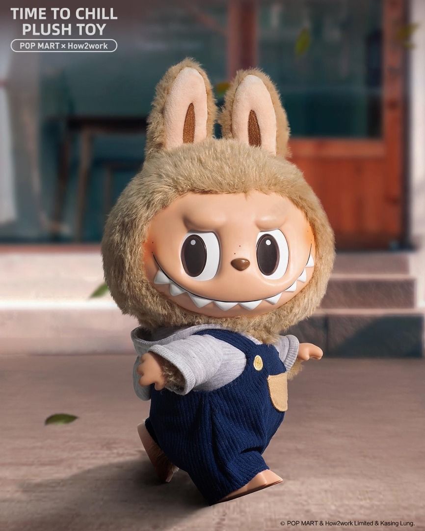 正規品 POP MART LABUBU TIME TO CHILL 服着き LABUBU Time to Chill-Vinyl Plush Doll - POP MART (Hong Kong, China)