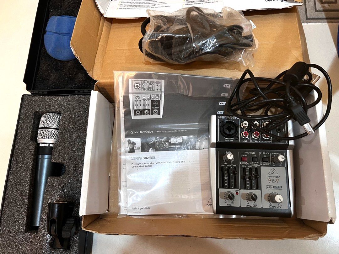 HOME STUDIO MICROPHONE AND PORTABLE EQUALIZER , Audio, Soundbars