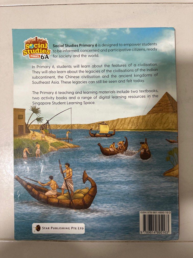 PRIMARY 6A Social Studies textbook, Hobbies & Toys, Books & Magazines