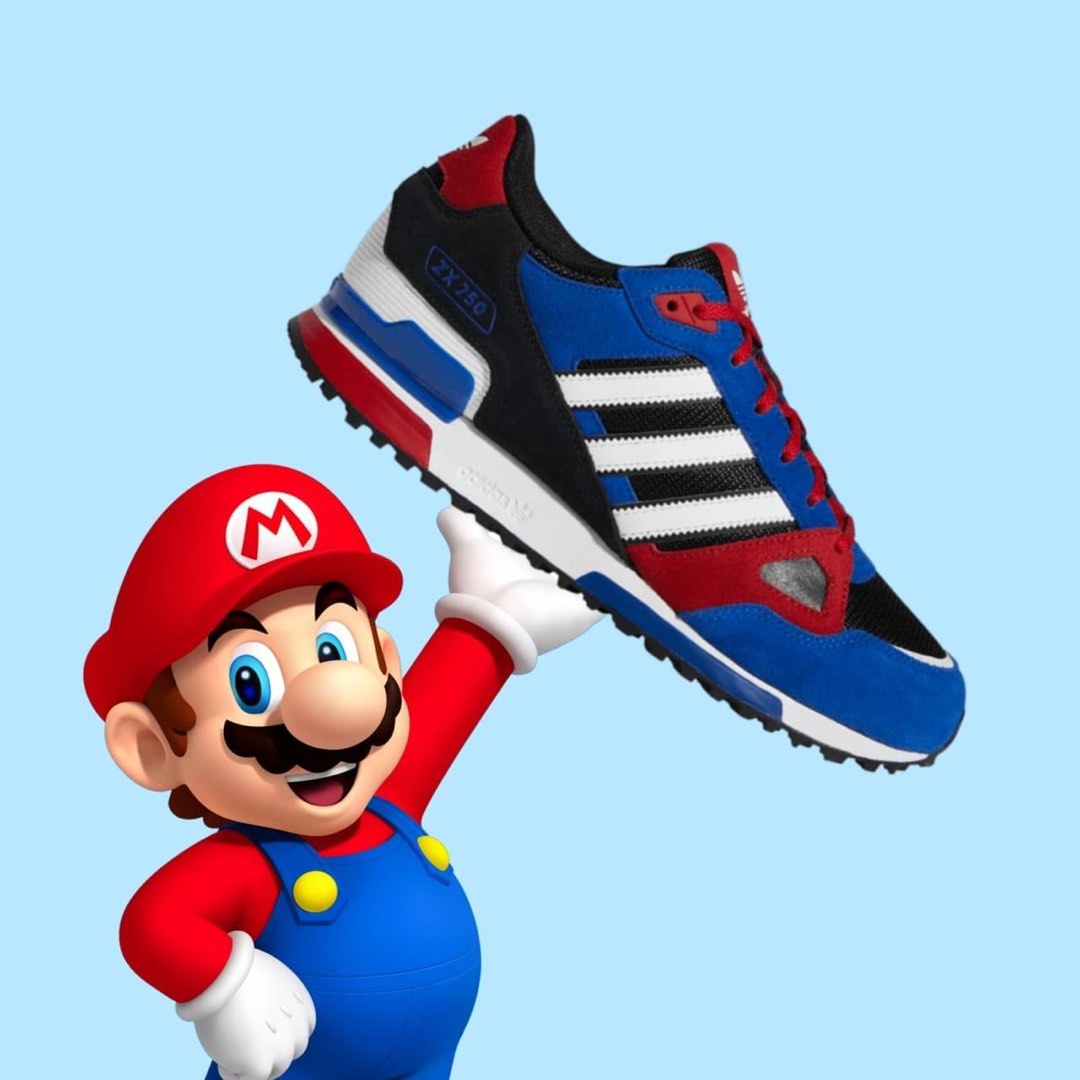 PROMO ADIDAS ZX 750 “Super Mario”, Men's Fashion, Footwear