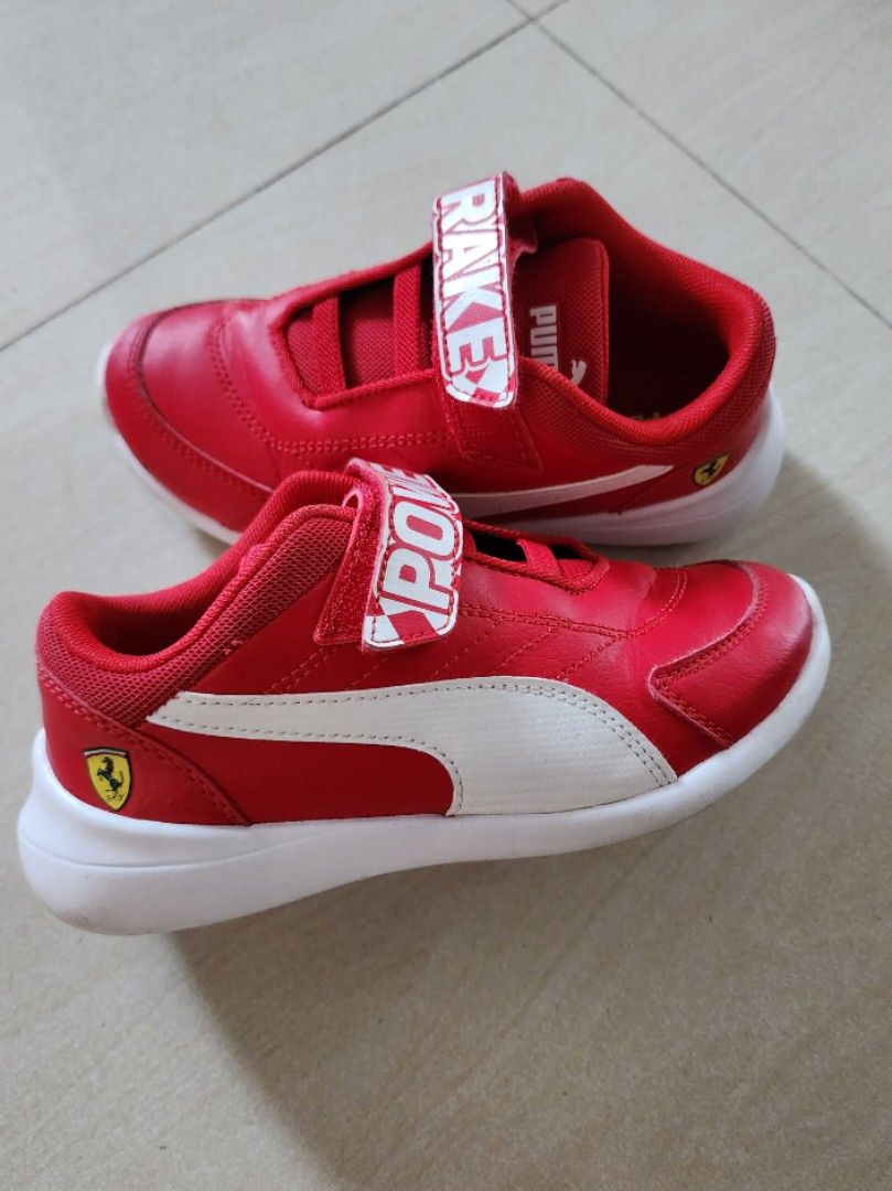 Puma ferrari clearance red sneakers