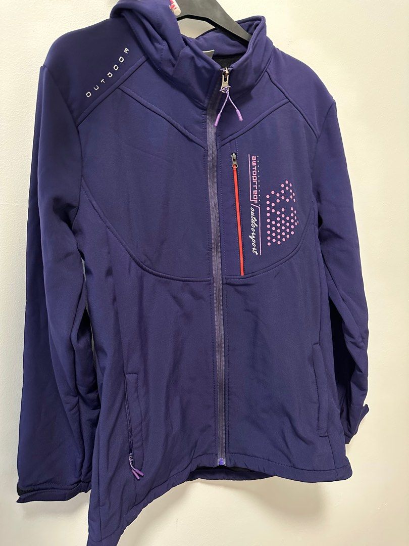 Purple lightweight jacket top