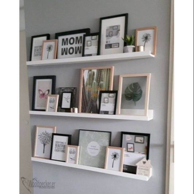 Rak Dinding Minimalis bingkai foto, Perabotan Rumah di Carousell
