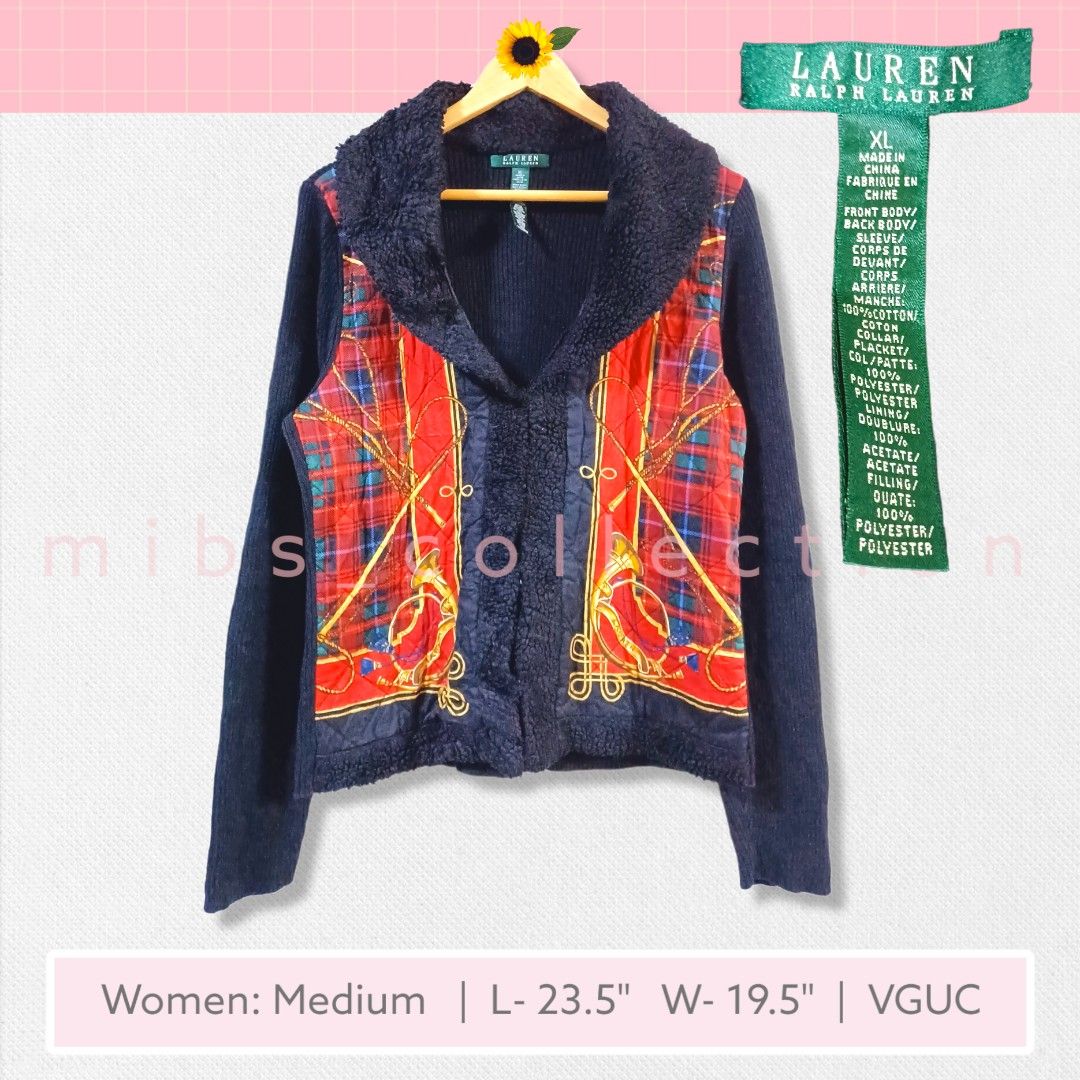 Ralph Lauren Sweater Jacket, Women's Fashion, Coats, Jackets and Outerwear  on Carousell