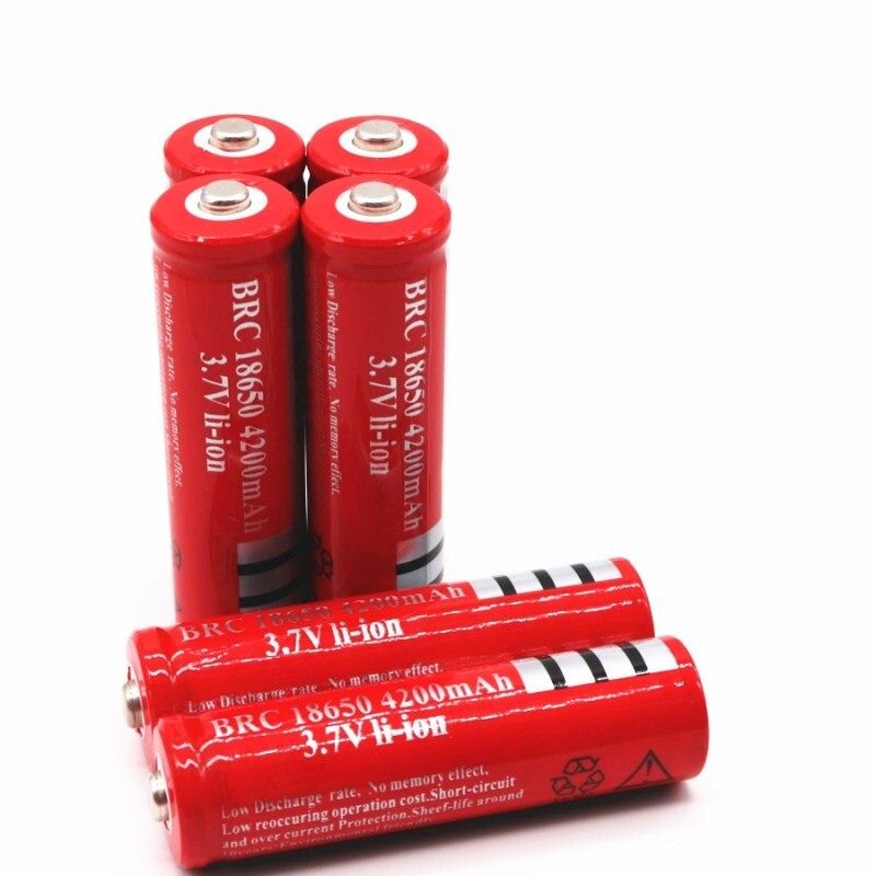 Rechargeable Battery 18650 Lithium Ion Ni-MH 4200mah62863070749058112