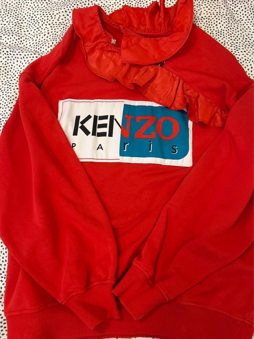 Red Kenzo sweater top