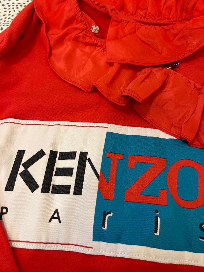 Red kenzo sweater discount women's