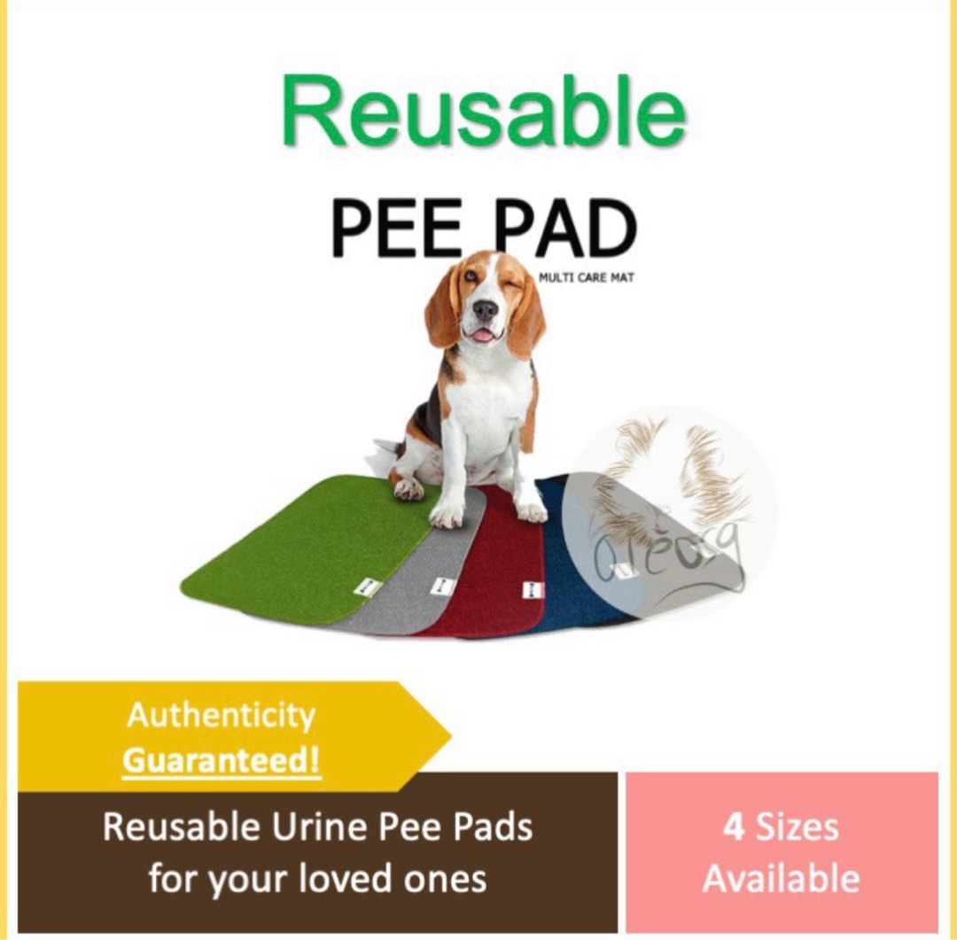 Reusable Pee Pad, Pet Supplies, Homes & Other Pet Accessories on Carousell