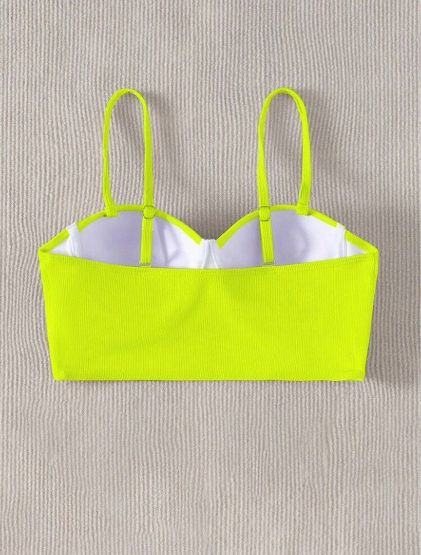 RIB Push Up Bikini Top