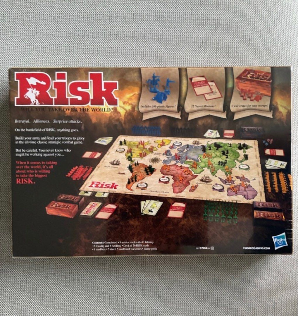 Risk - Hasbro board game - Brand New Unopened, Hobbies & Toys, Toys ...