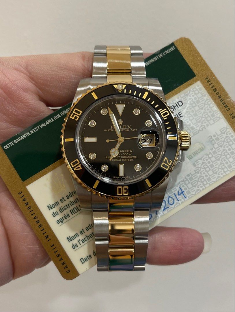 Rolex Submariner 116613LN Diamond Luxury Watches on Carousell