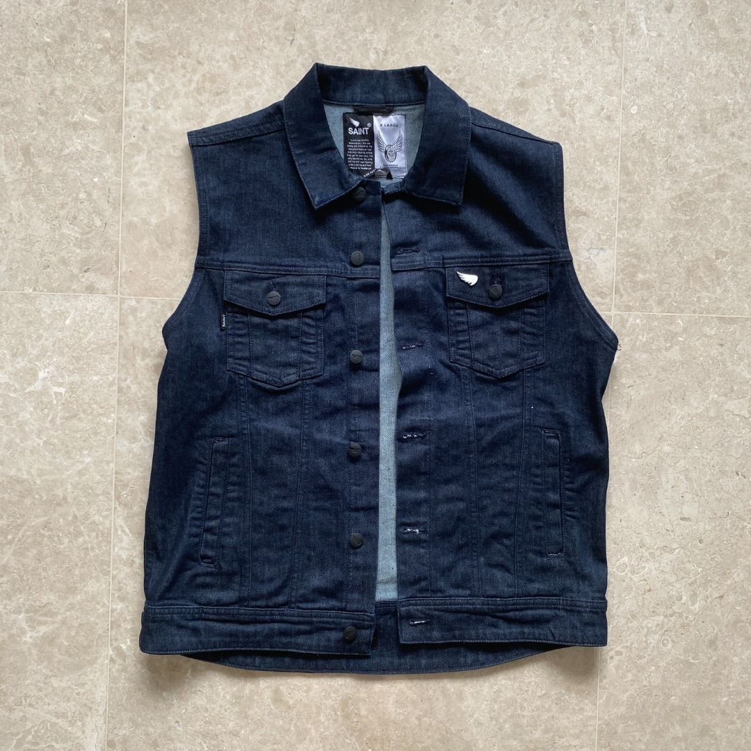 Saint hotsell denim vest