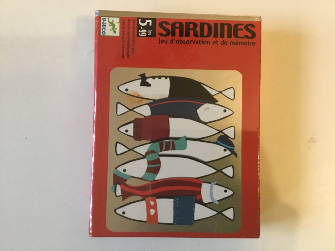 Sardines card game for kids, Hobbies & Toys, Toys & Games on Carousell