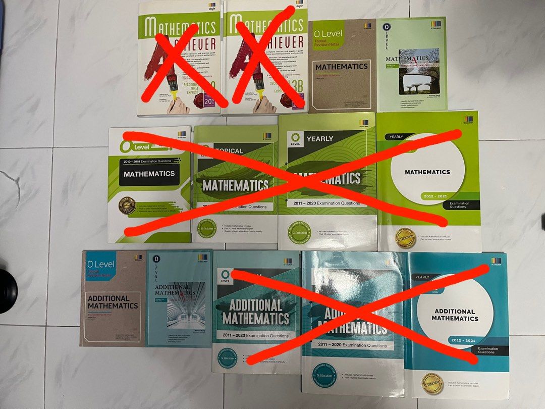 Sec 3 & 4 (O Levels) Textbooks, Guides, Assessments & TYS, Hobbies ...