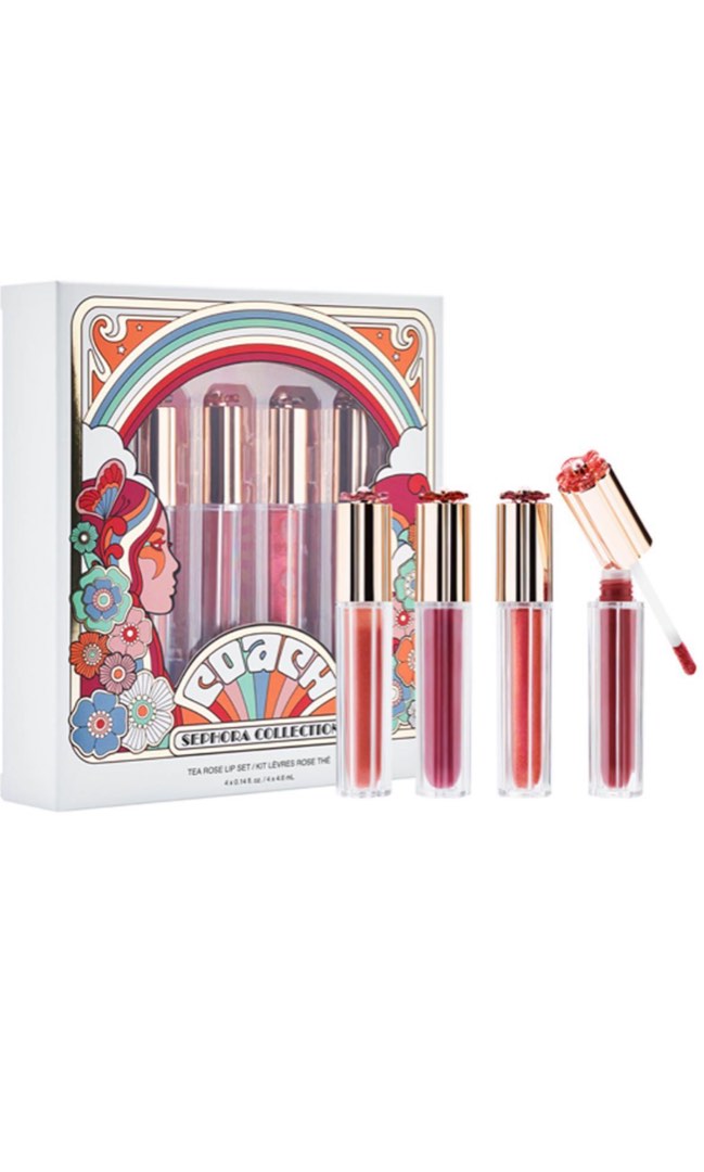 sephora x coach lip gloss set, Beauty & Personal Care, Face, Makeup on