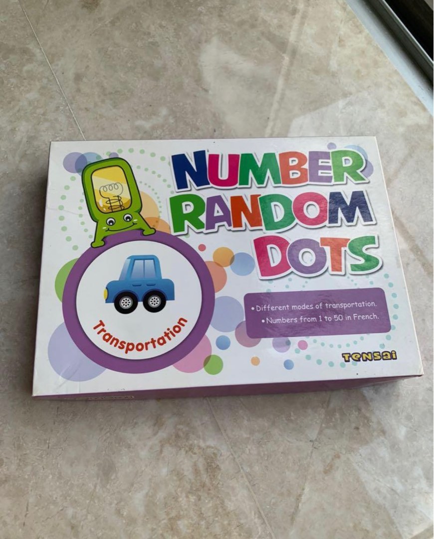 Shichida Number Random Dots Flashcards, Hobbies & Toys, Books ...