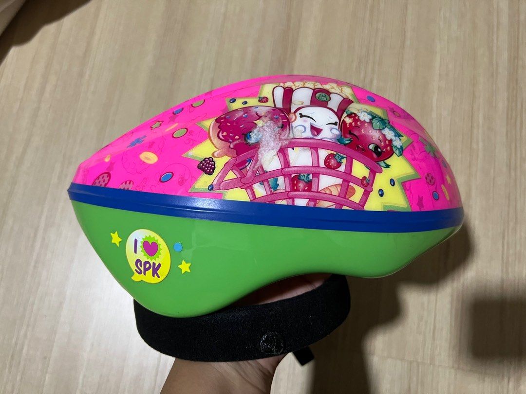 Shopkins Scooter Bikes Skates Safety Helmet With Collectables Kids Protection