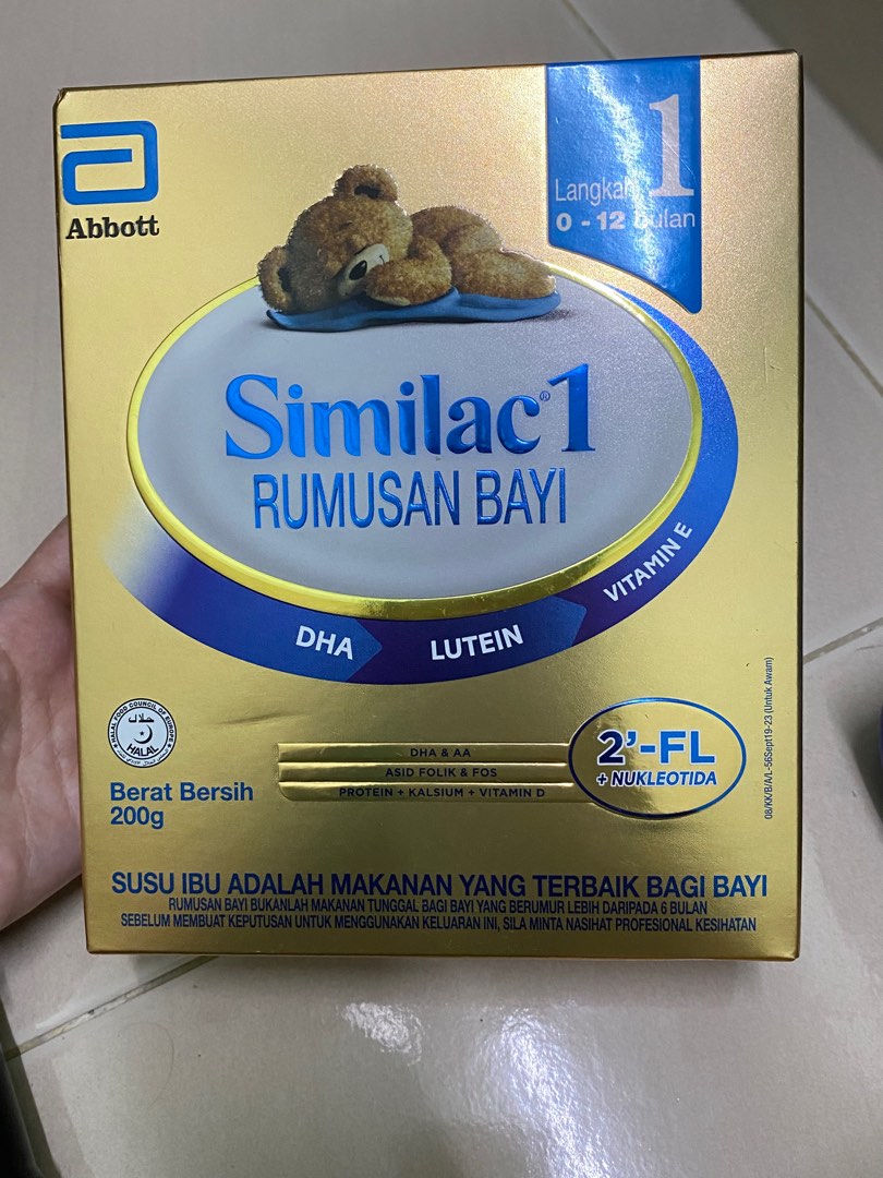Similac step 1 rumusan bayi 0 12 bulan susu tepung EXP 2023