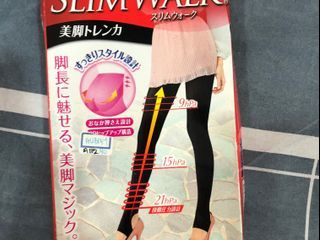 Slim walk Black stockings