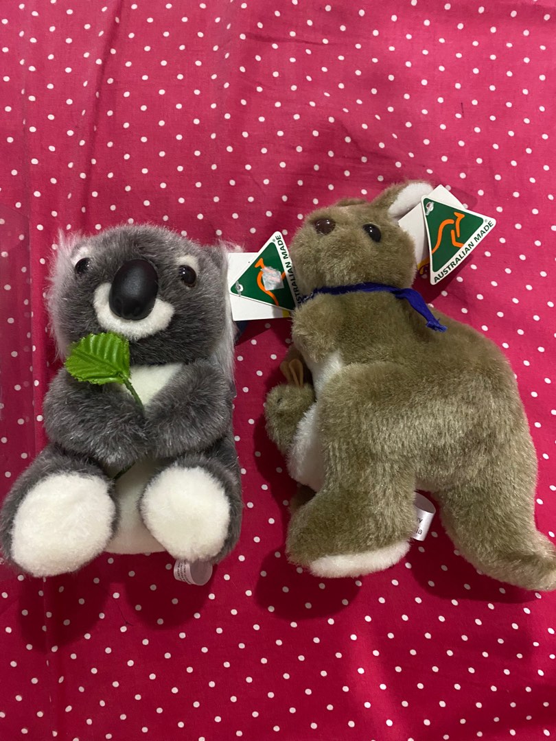 Soft Toys Australia Kangaroo & Koala original brand new, Hobbies & Toys, Toys & Games on Carousell