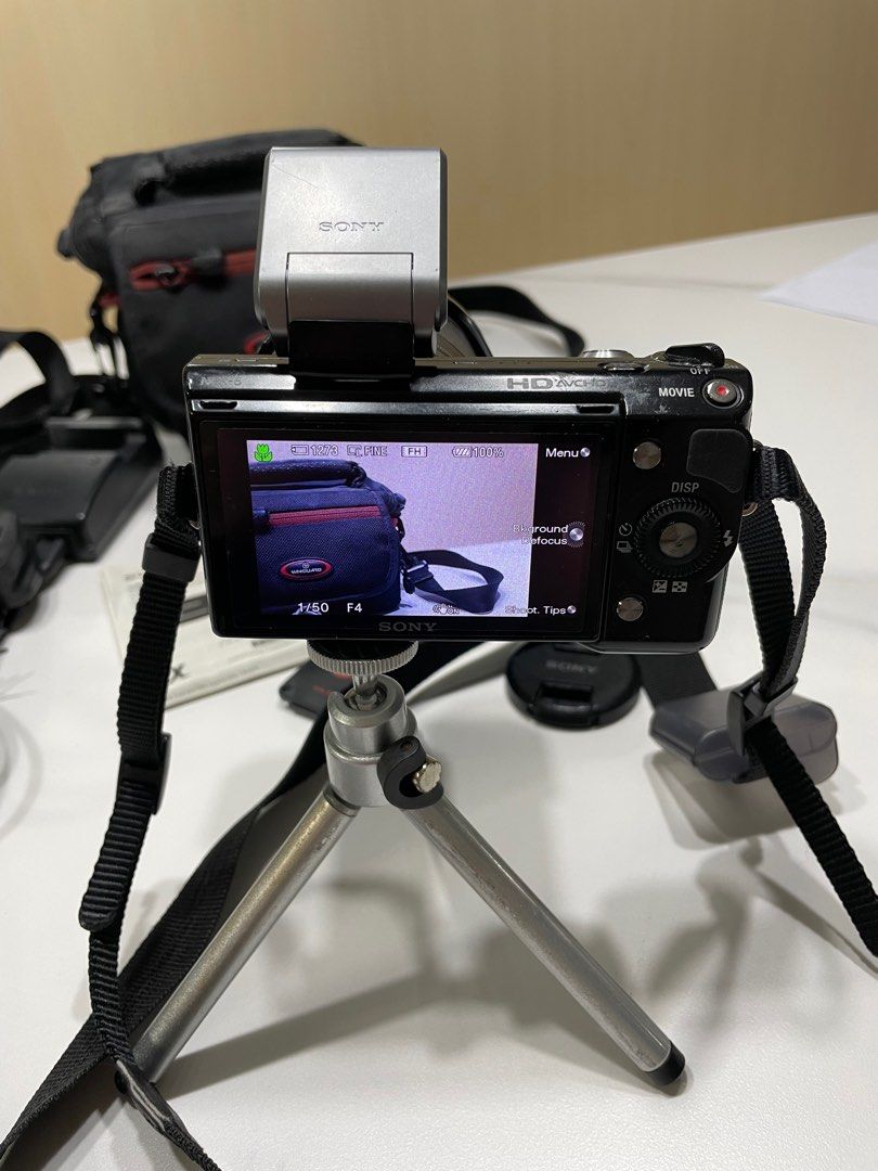 Sony Nex5 DSLR camera with SEl1855 Full Set, Photography, Cameras on