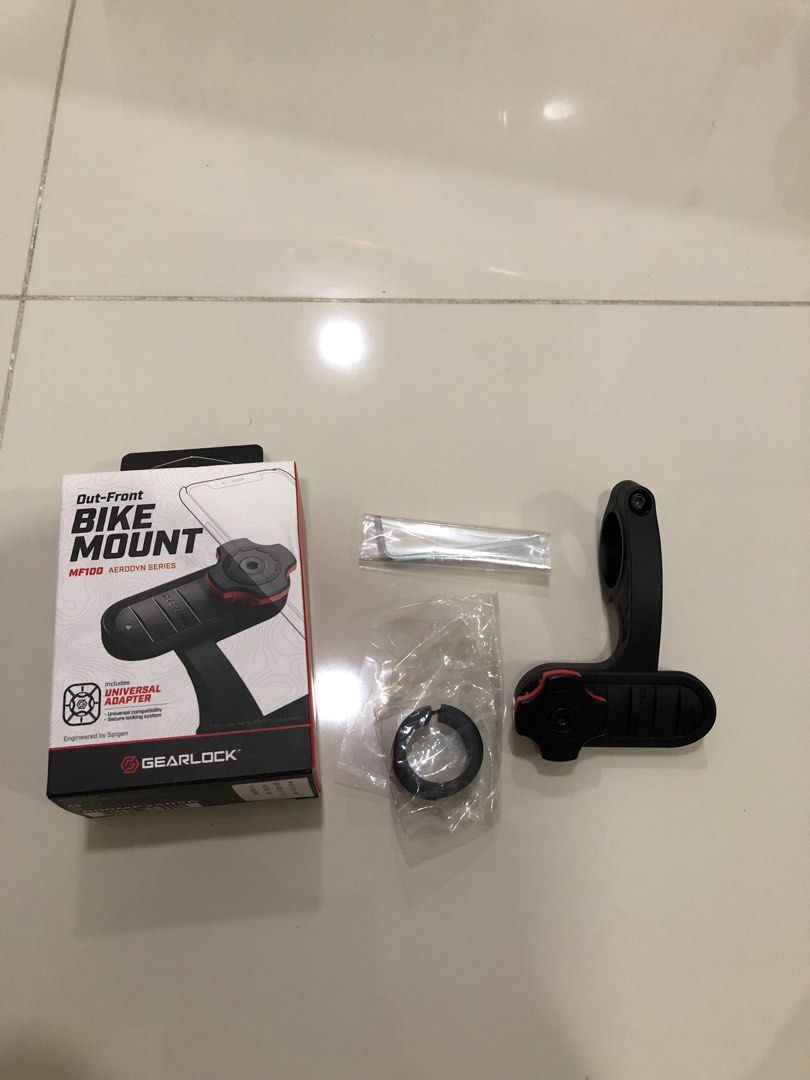 Spigen Gear Lock MF100 Out Front Bike Mount, Sports Equipment, Bicycles