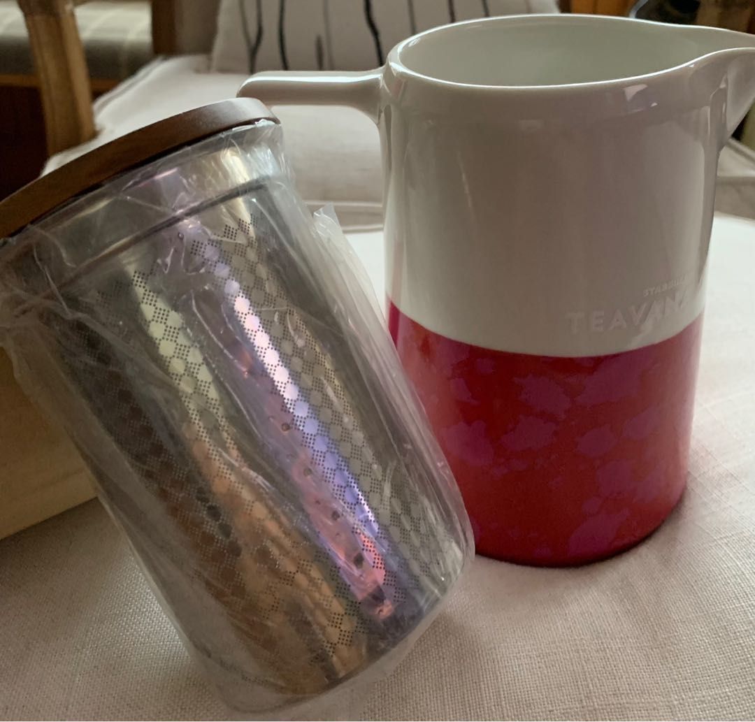 Starbucks Teavana Teapot, Made in Thailand, Brand New, 傢俬＆家居, 廚具和餐具, 茶具