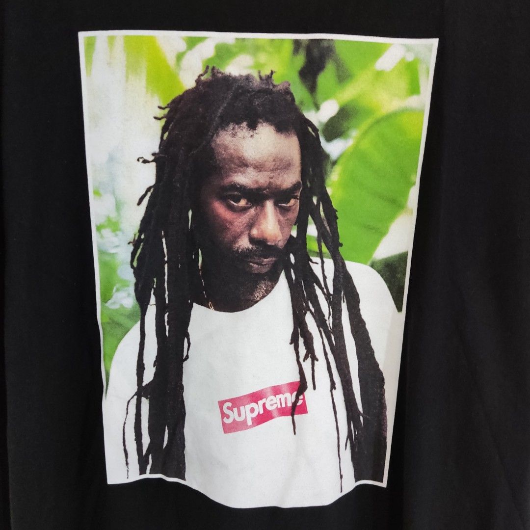 Supreme Buju Banton SS19 tee Black Men s Fashion Tops Sets