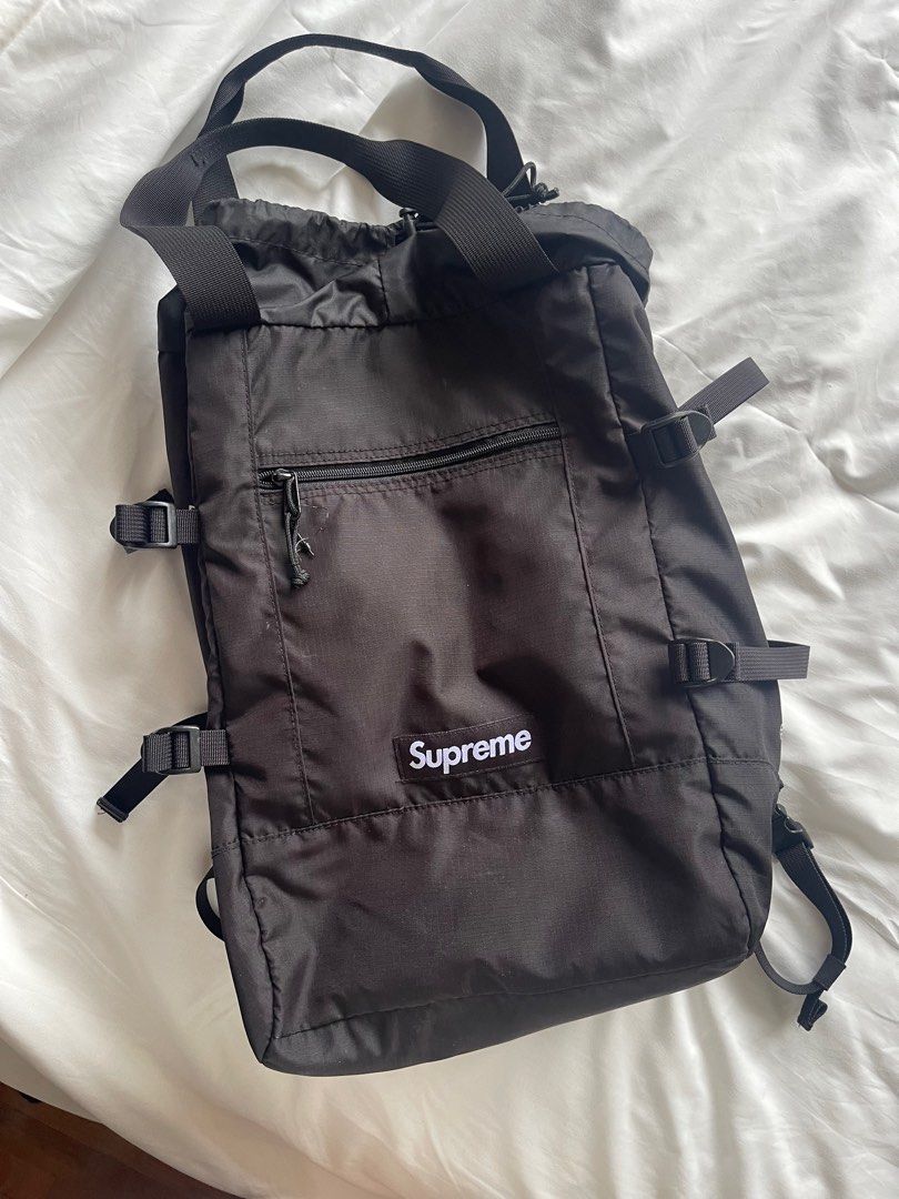 Supreme 19ss tote backpack on sale