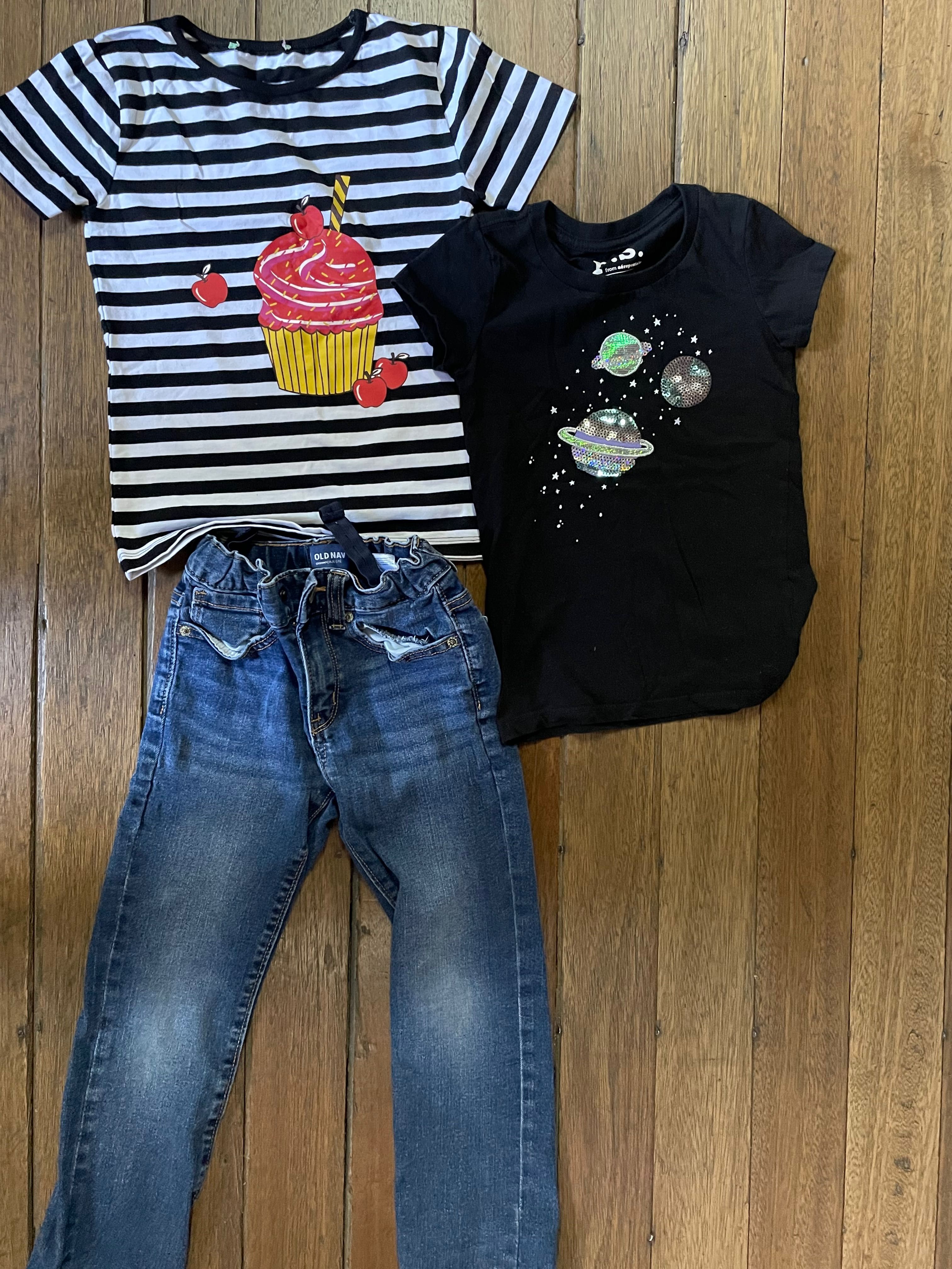 Take all Super sale Old Navy denmin and aeropostale sequined top