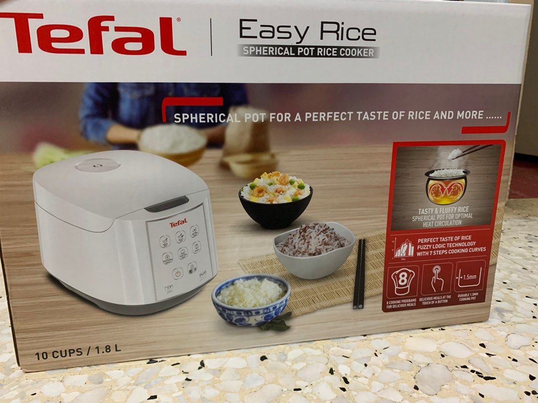 Tefal Easy Fuzzy Rice Cooker RK7321, TV & Home Appliances, Kitchen
