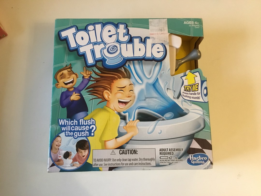 Toilet Trouble game for kids, Hobbies & Toys, Toys & Games on Carousell