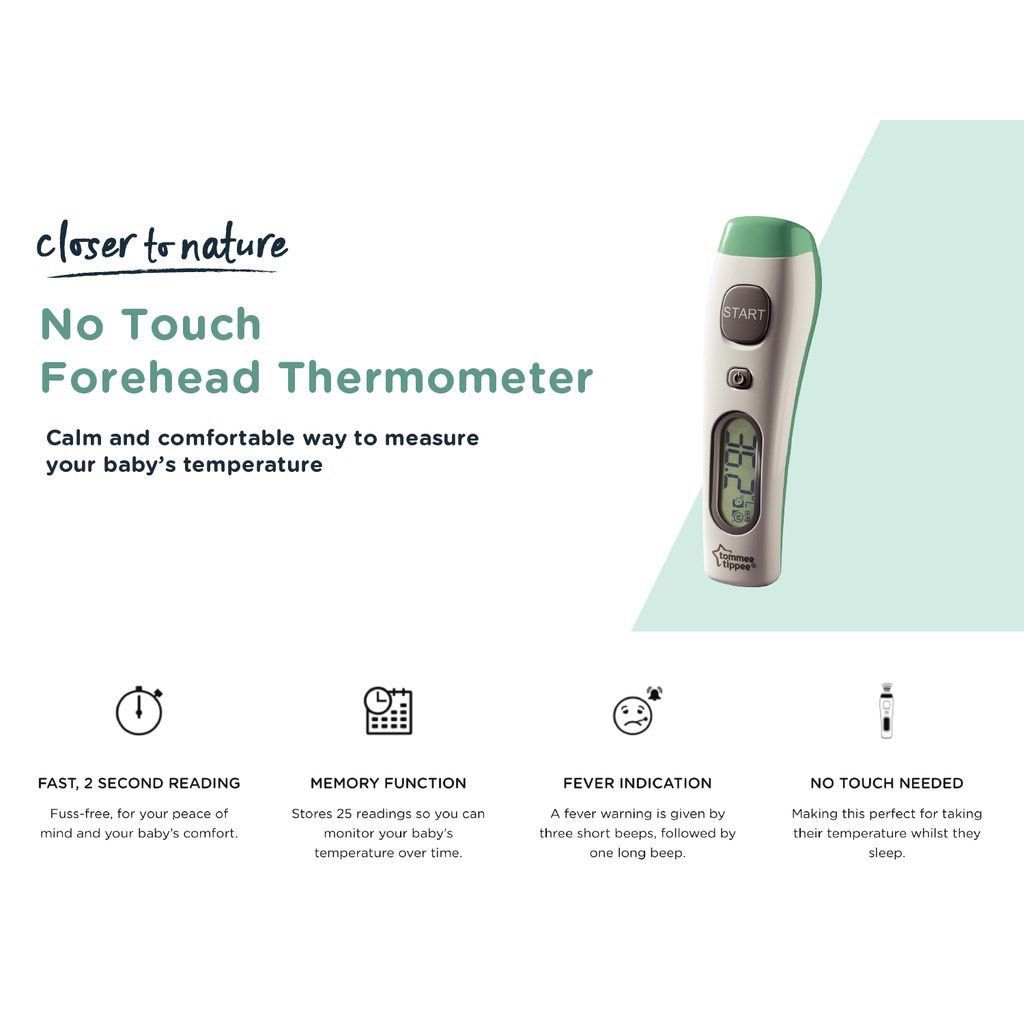 Tommee Tippee Forehead Thermometer, Health & Nutrition, Thermometers on