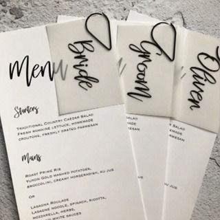 translucent vellum menu cards, wedding menu cards, dinner menu cards ...