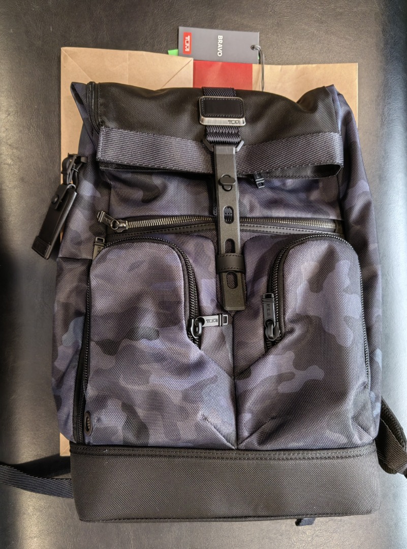 TUMI Ballistic Nylon Alpha Bravo Lance Backpack, Men's Fashion, Bags