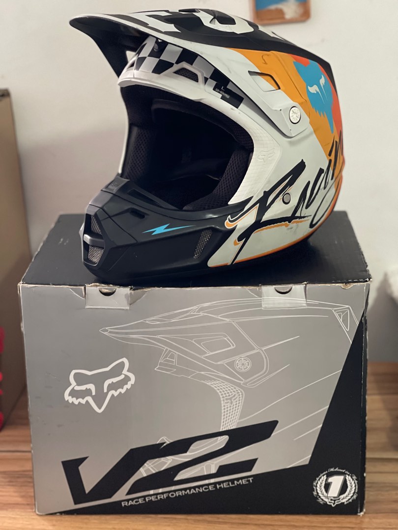Fox racing v2 rohr helmet hotsell