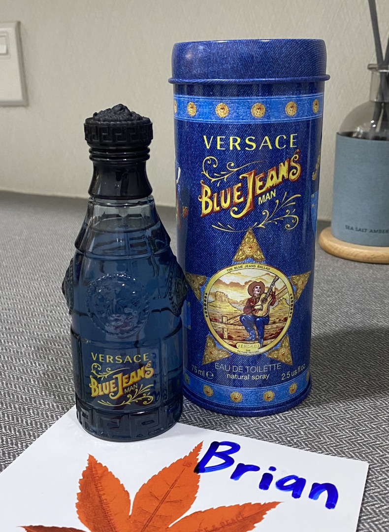 Versace Men Blue Jeans EDT 75ml Beauty Personal Care Fragrance