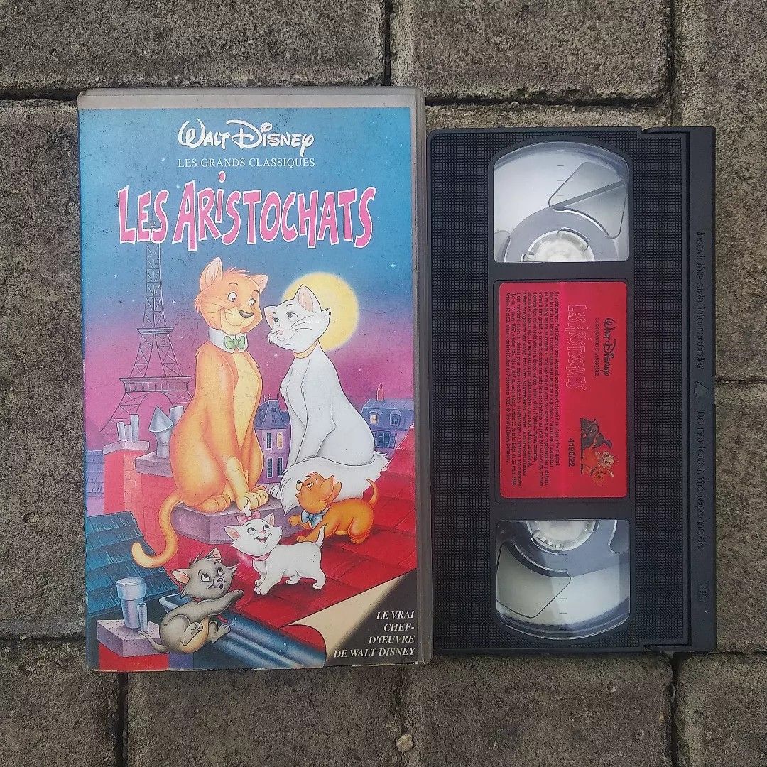 VHS Disney The Aristocats (France Version), Musik & Media, CD, DVD