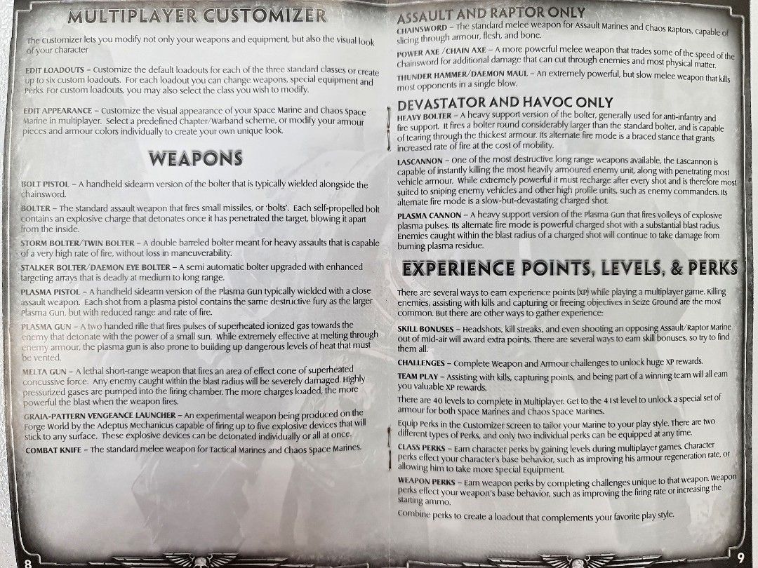 Video Game for Xbox 360 Warhammer 40,000 Space Marine *Used* (NTSCJ