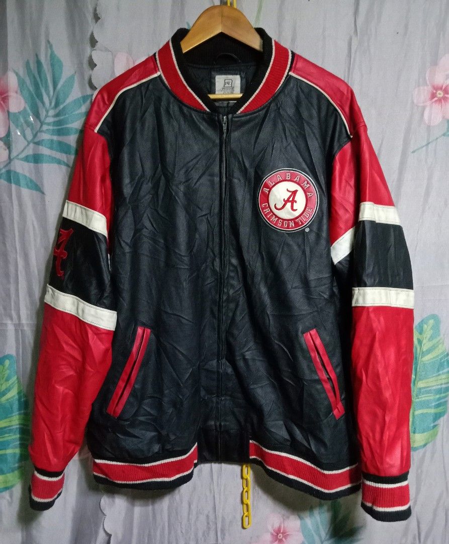 Alabama crimson tide leather jacket online